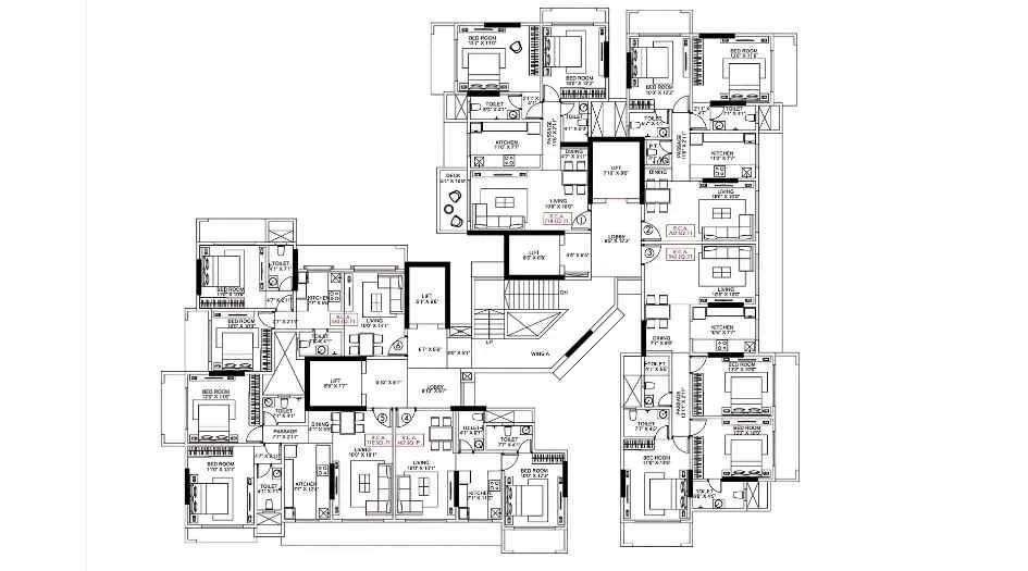 Rishabraj Jeevan Uddhar LIC Colony Borivali West Master Plan